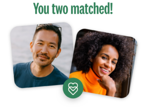 Example of a match between Interracial singles